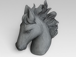decorative horse head 3D Модель
