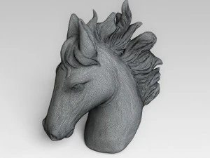 decorative horse head 3D Model