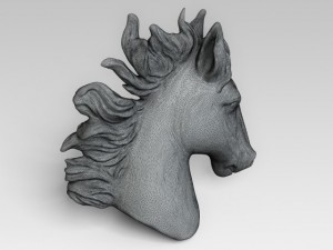 decorative horse head 3D Модель