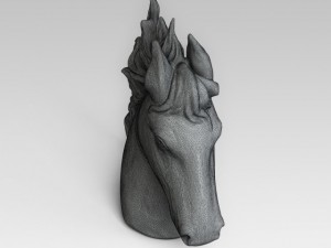 decorative horse head 3D Модель