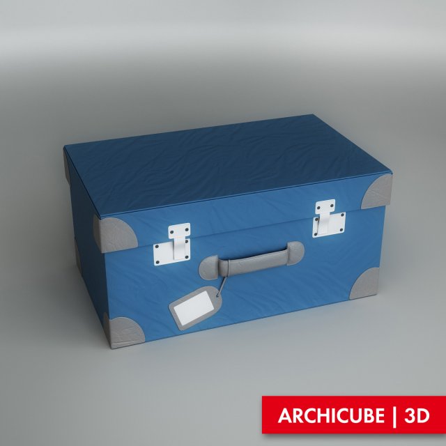 suitecase 3D Model .c4d .max .obj .3ds .fbx .stl .blend 