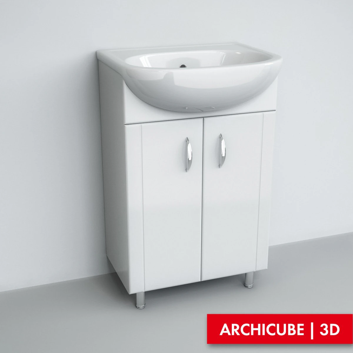bathroom furniture 3D Model .c4d .max .obj .3ds .fbx .stl .blend 