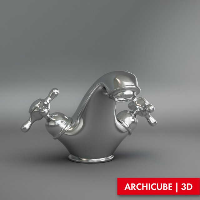 tap mixer 3D Model .c4d .max .obj .3ds .fbx .stl .blend 