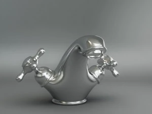 keran pengaduk Model 3D