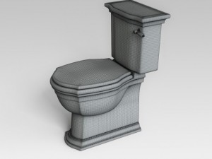 toilet wc 3D 模型