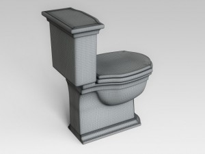 toilet wc 3D 模型