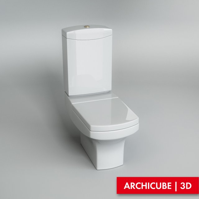 toilet wcs 3D Модель .c4d .max .obj .3ds .fbx .stl .blend