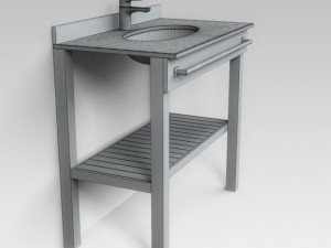 bathroom firniture Modello 3D