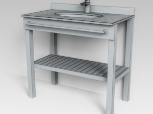 bathroom firniture Modello 3D