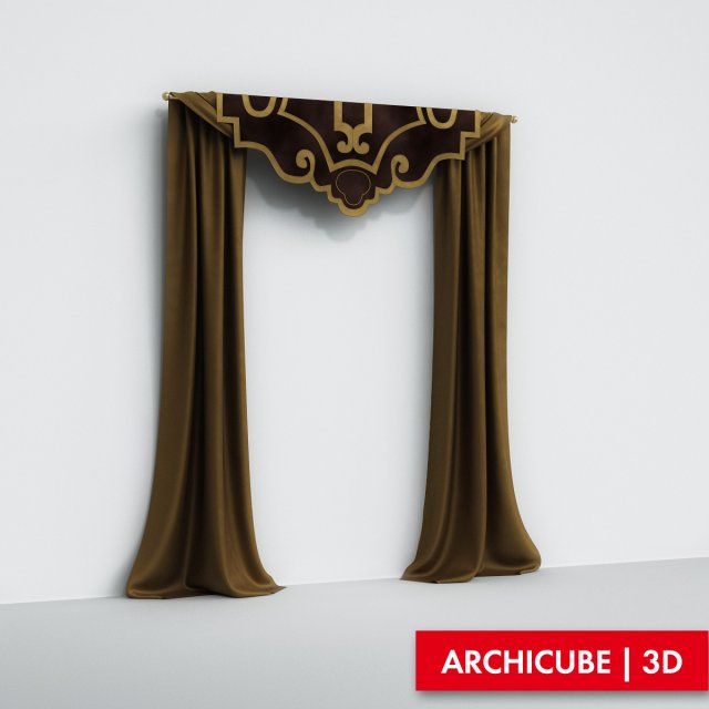 curtains 3Dモデル .c4d .max .obj .3ds .fbx .stl .blend 