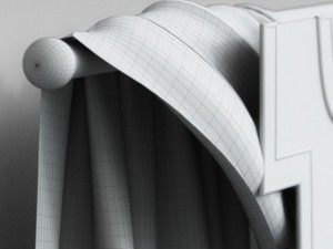 curtains 3Dモデル
