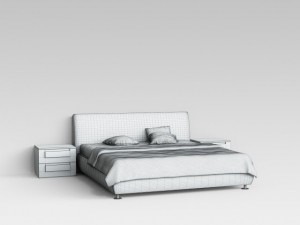 photorealistic bed Modelo 3D