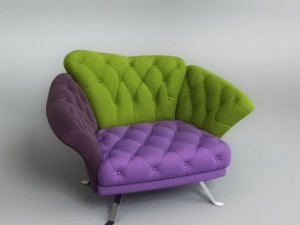 armchair il loft 3Dモデル