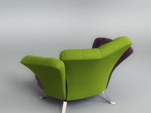 armchair il loft 3D मॉडल