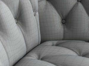 armchair il loft 3D मॉडल