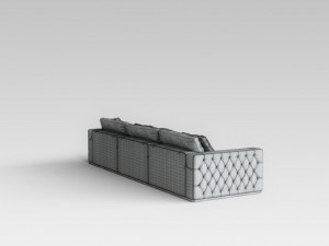 fendi sofa Model 3D