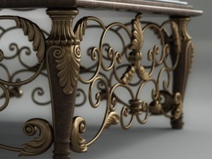 classic table 3D Модель