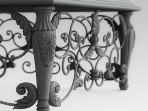 classic table 3D Модель