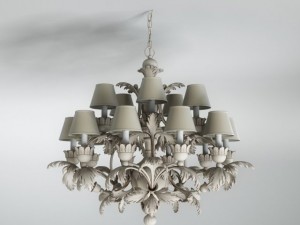 cellini art1245p chandelier 3D Model