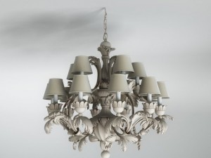 cellini art1245p chandelier 3D 模型