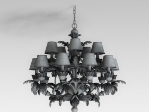 cellini art1245p chandelier 3D 模型