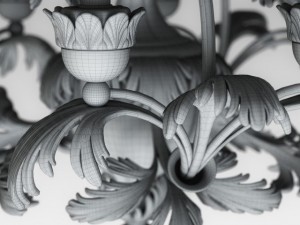 cellini art1245p chandelier 3D 模型