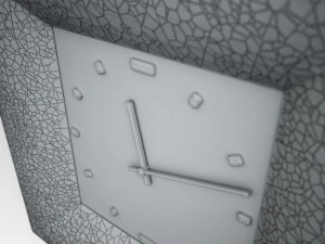 wall clock 2 3D Model