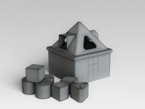 toy house 3D Model