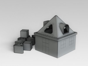 toy house 3D Model