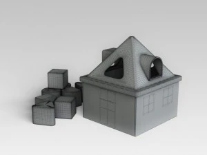 toy house 3D Model