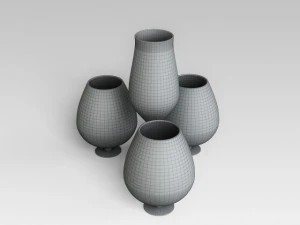 vase set 3D Model
