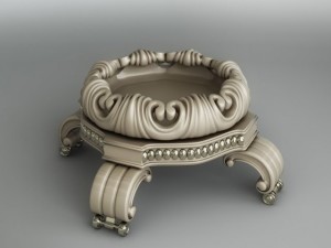 pedestal for flowers 3D-Modell