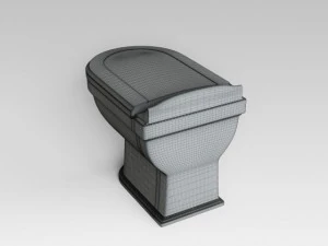 toilet wc 02 3D Model