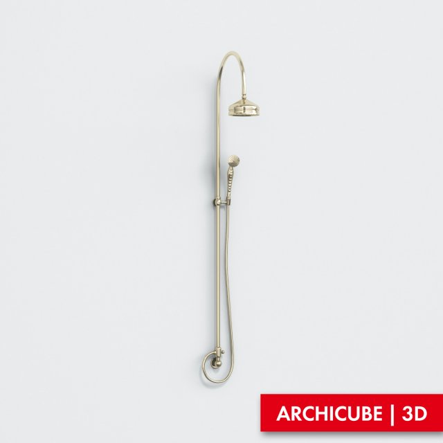 shower mixer 3D Model .c4d .max .obj .3ds .fbx .stl .blend 