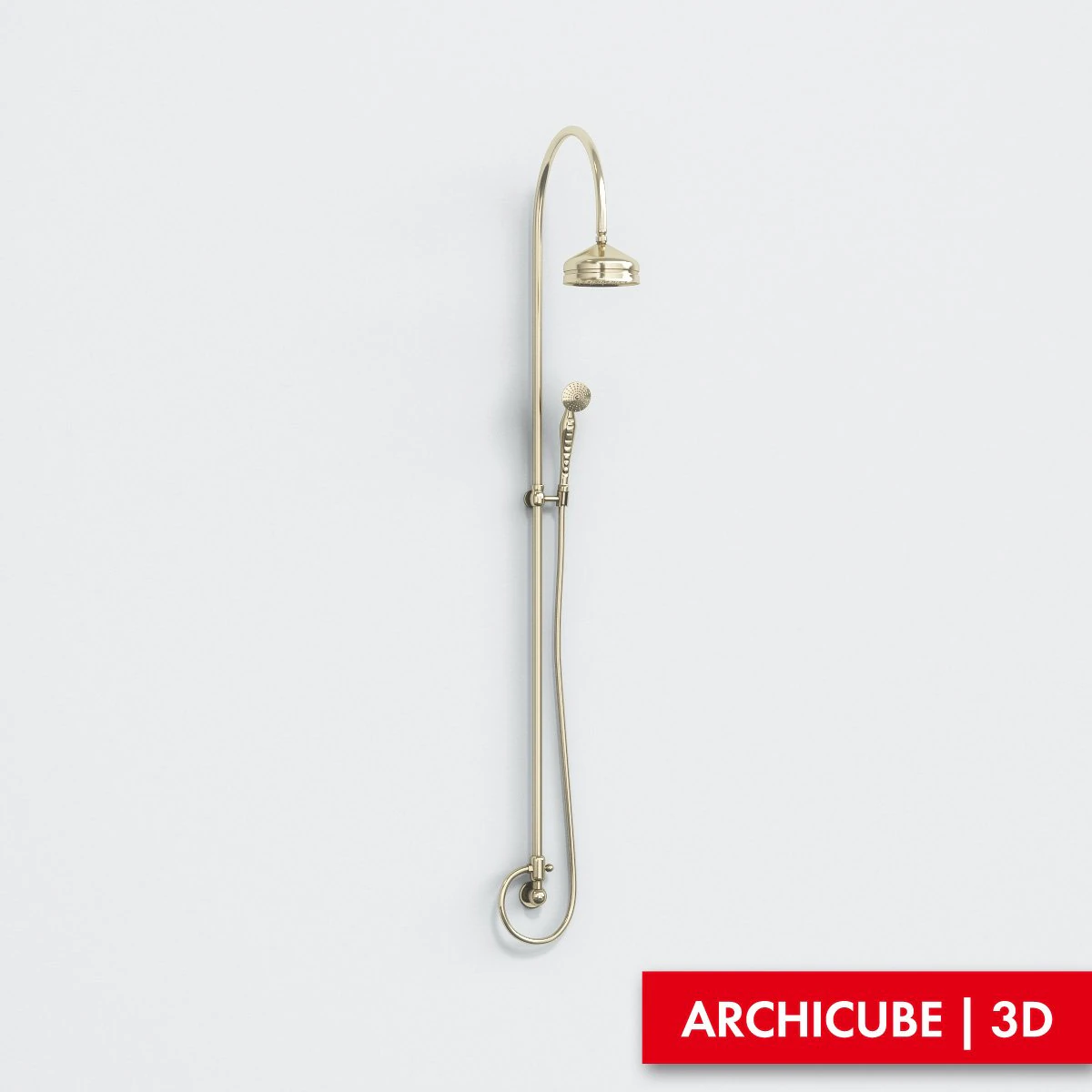 shower mixer 3D Model .c4d .max .obj .3ds .fbx .stl .blend 