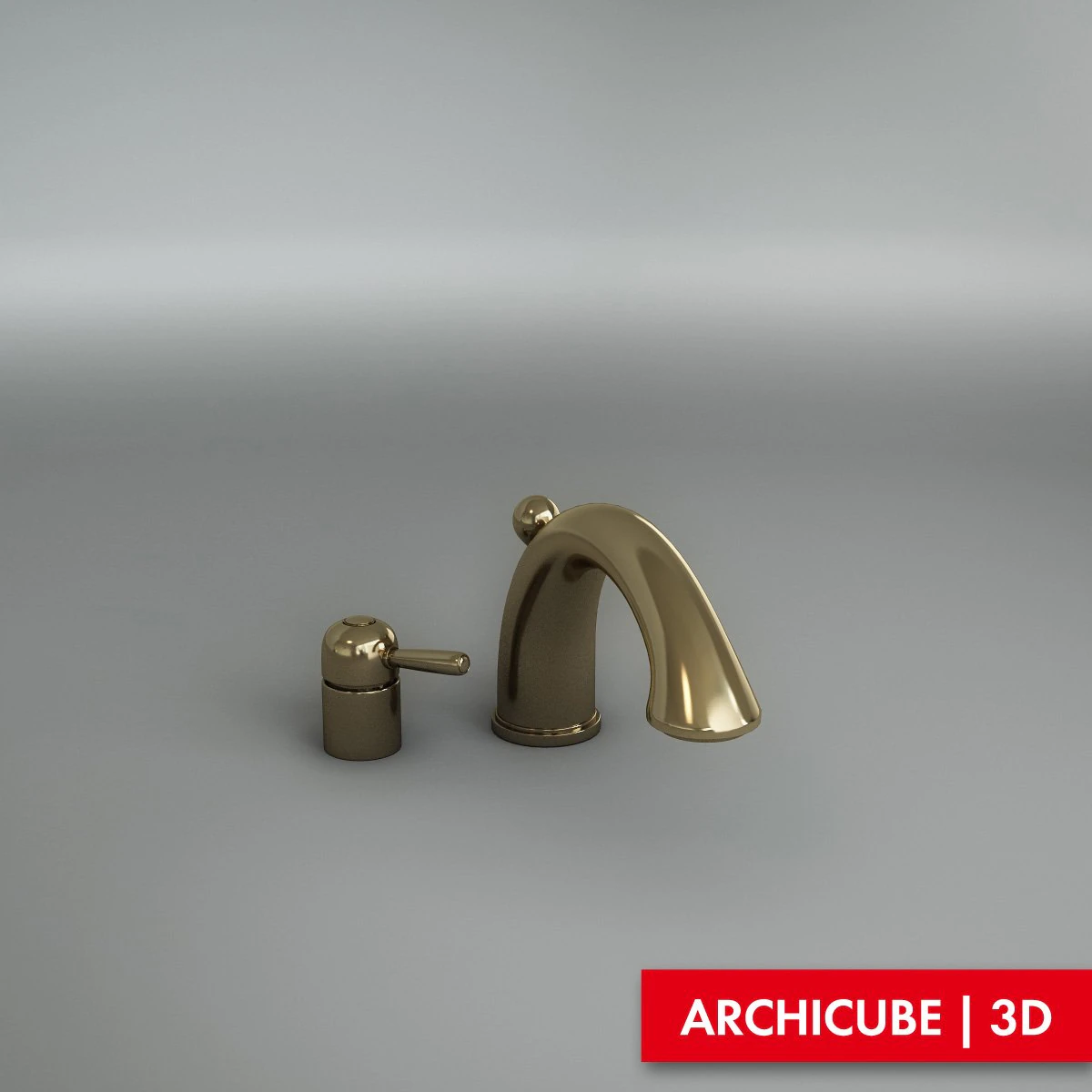 tap mixer 02 3D Model .c4d .max .obj .3ds .fbx .stl .blend 