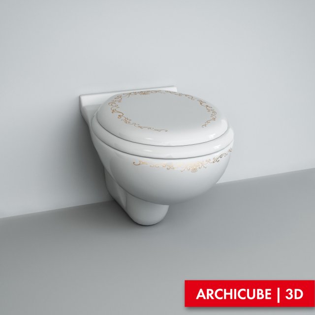 wc Modèle 3D .c4d .max .obj .3ds .fbx .stl .blend 