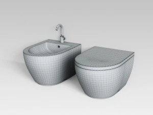toilet wc  bidet 3D Model