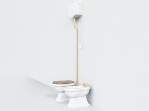 classic toilet Model 3D