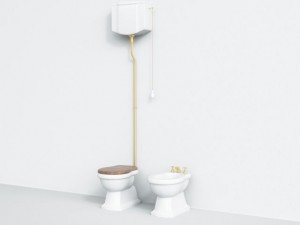 classic toilet Model 3D