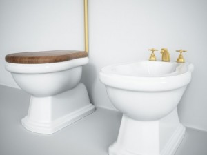 classic toilet Model 3D