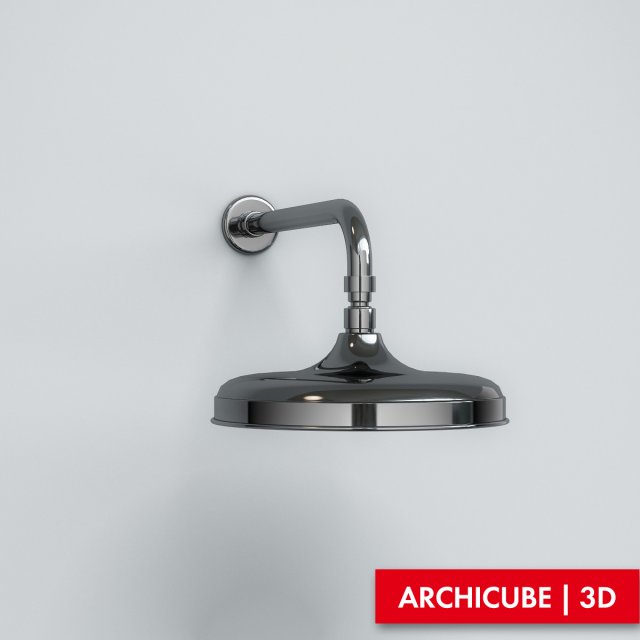 shower head 3D Model .c4d .max .obj .3ds .fbx .stl .blend 