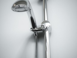 shower set 3D 모델
