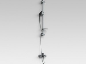 shower set 3D 모델