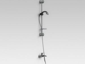 shower set 3D 모델