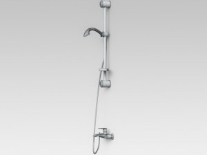 shower set 3D 모델