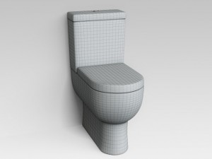 toilet wc 03 3D 模型
