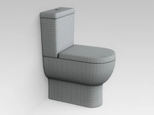 toilet wc 03 3D Model