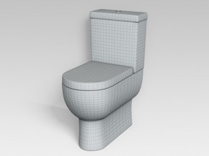 toilet wc 03 3D 模型