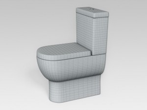 toilet wc 03 3D 模型